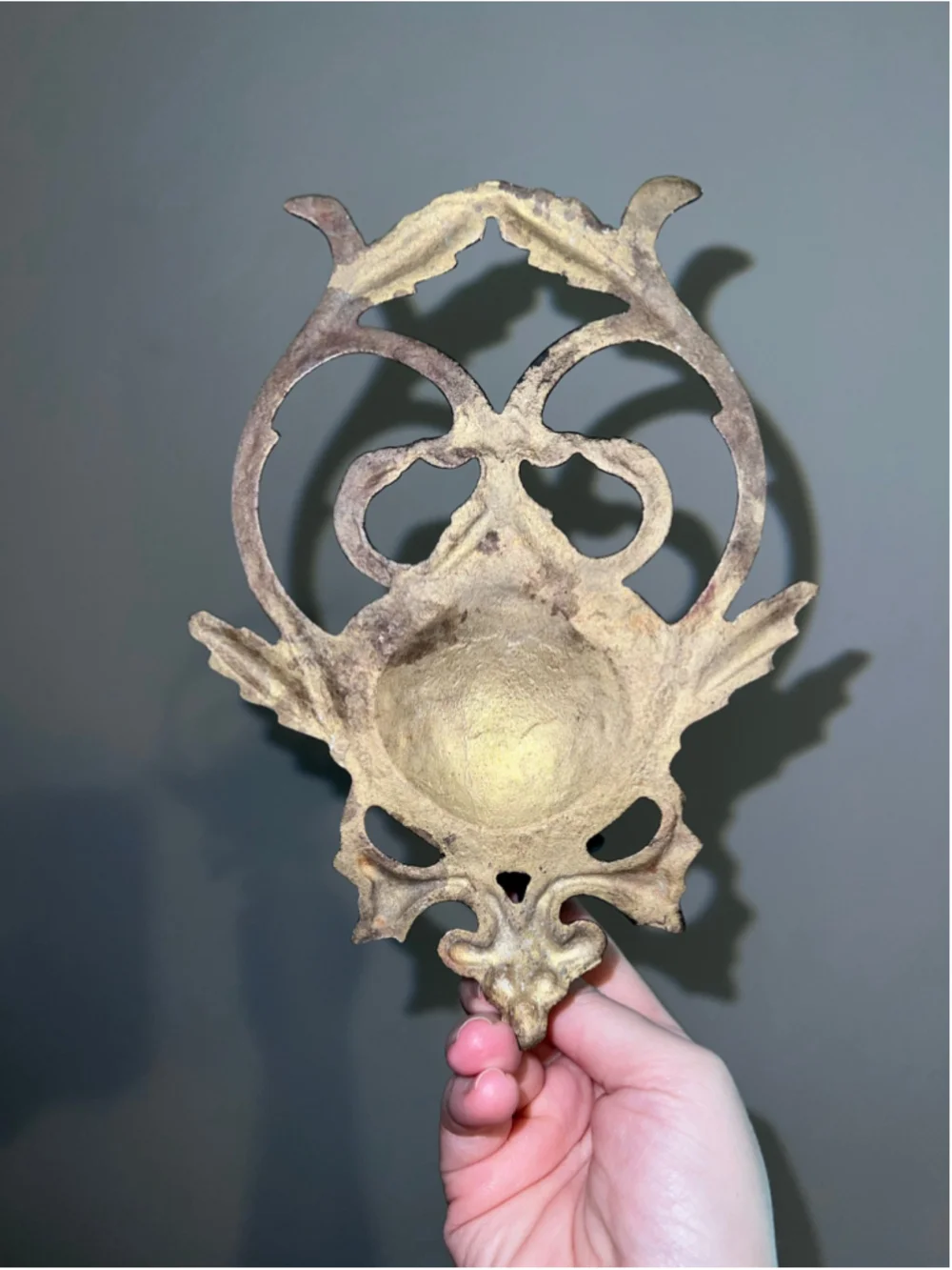 Victorian Gothic Heart Wall Sconce Candle Holder